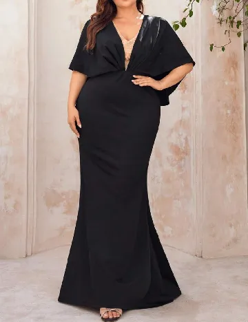 Rochie lunga SHEIN CURVE, negru