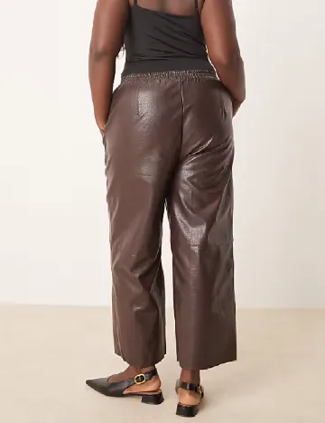 Pantaloni ASOS Curve, maro