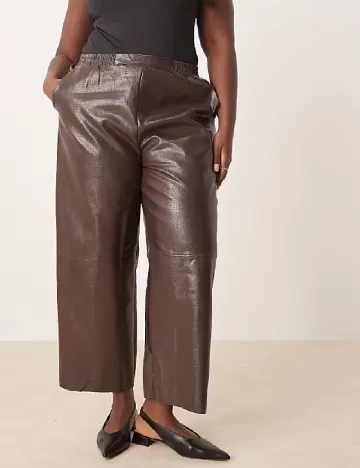 Pantaloni ASOS Curve, maro
