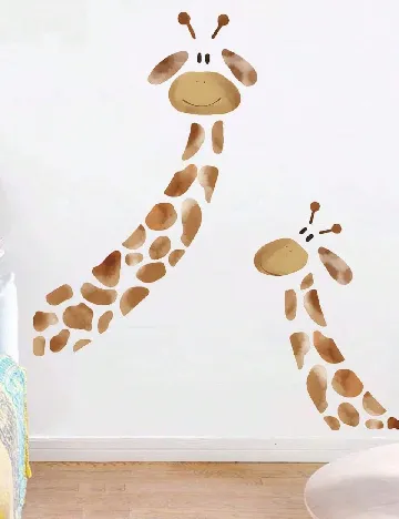 Set stickere autocolante 2 bucati SHEIN, maro