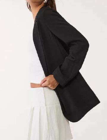 Blazer Stradivarius, negru