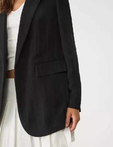 Blazer Stradivarius, negru