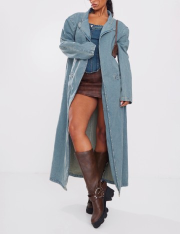 Jacheta PrettyLittleThing, albastru