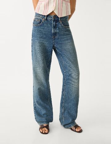 Blugi Stradivarius, albastru