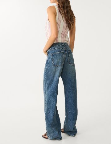 Blugi Stradivarius, albastru