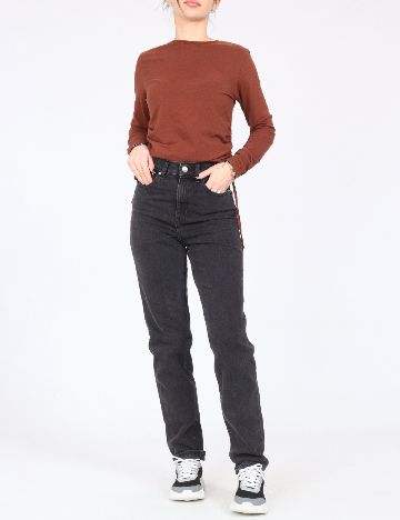 Blugi ASOS, gri inchis