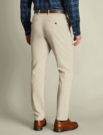 Pantaloni Charles Tyrwhitt, bej