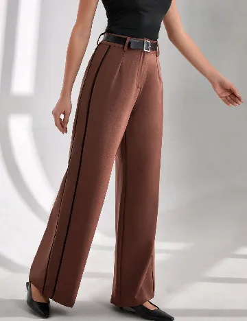 Pantaloni SHEIN, maro