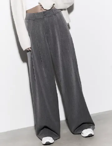 Pantaloni Stradivarius, gri