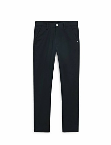 Pantaloni Massimo Dutti, bleumarin inchis