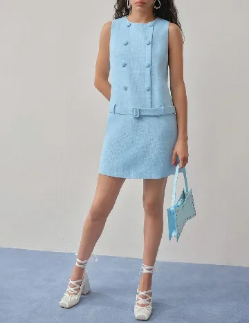 Rochie scurta MOTF, albastru