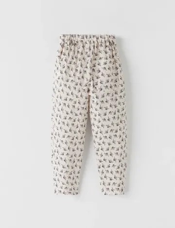 Pantaloni Zara, alb