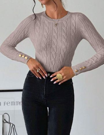 Bluza SHEIN, roz pudra