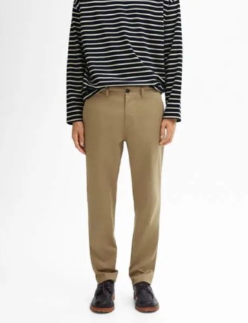 Pantaloni Massimo Dutti, kaki