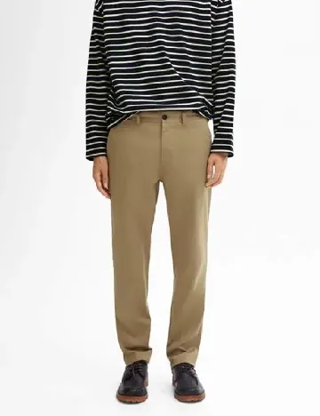 Pantaloni Massimo Dutti, kaki