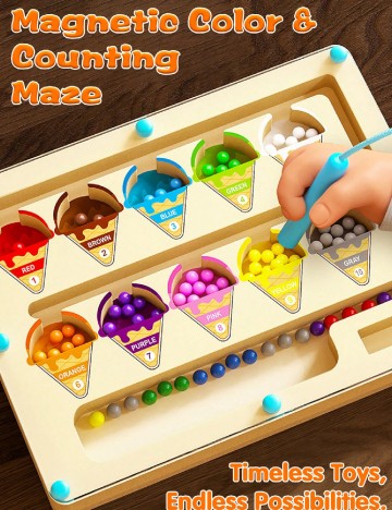 Joc educativ cu pix magnetic SHEIN, mix culori