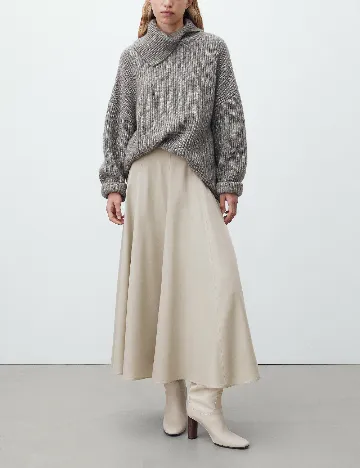 Fusta Massimo Dutti, bej