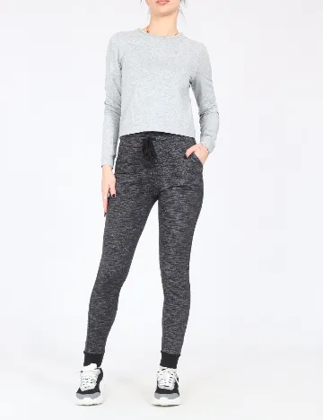 Pantaloni Bershka, gri