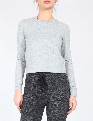 Pantaloni Bershka, gri