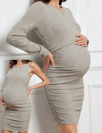 Compleu SHEIN Maternity, gri