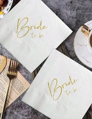 Set servetele SHEIN, alb