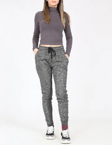 Pantaloni Bershka, gri