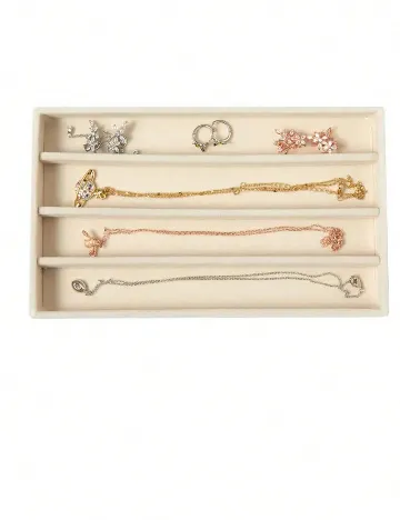 Cutie pentru bijuterii SHEIN, bej