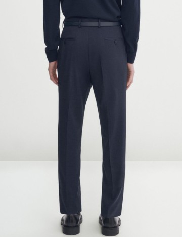 Pantaloni Massimo Dutti, bleumarin