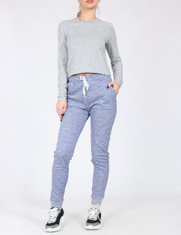Pantaloni Bershka, albastru