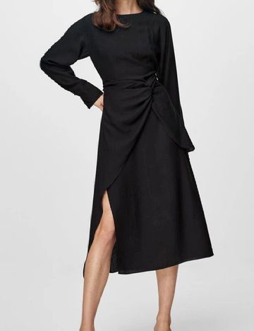 Rochie medie Massimo Dutti, negru