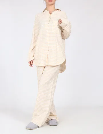 Camasa Oversize Massimo Dutti, crem