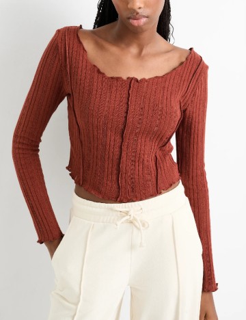 Bluza C&A, caramiziu