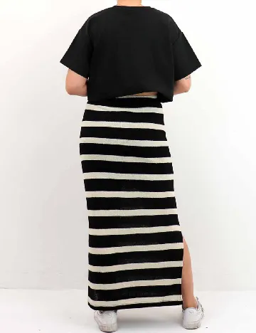 Fusta Object, crem/negru