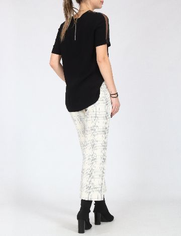 Pantaloni Zara, ecru