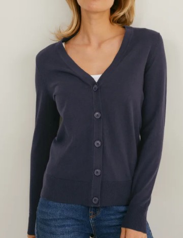 Cardigan C&A, bleumarin