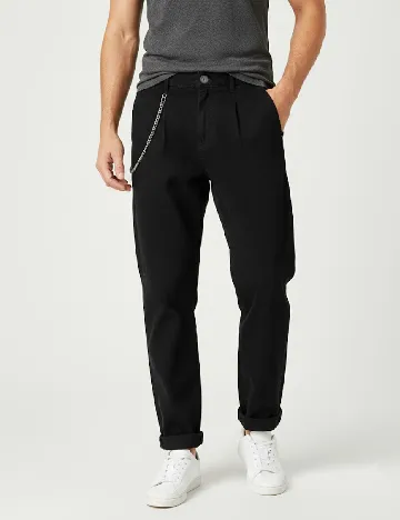 Pantaloni Bershka, negru