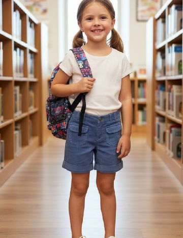 Pantaloni scurti Zara, bleumarin