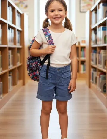 Pantaloni scurti Zara, bleumarin