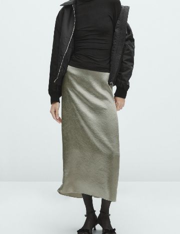 Fusta Massimo Dutti, verde