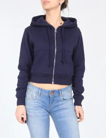 Hanorac Bershka, bleumarin