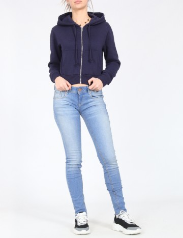 Hanorac Bershka, bleumarin