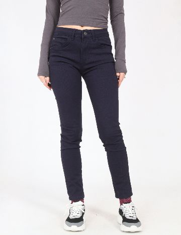 Pantaloni Bershka, bleumarin