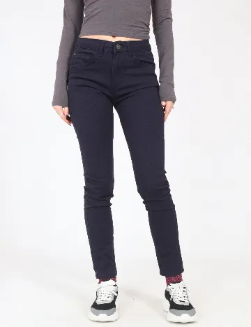 Pantaloni Bershka, bleumarin