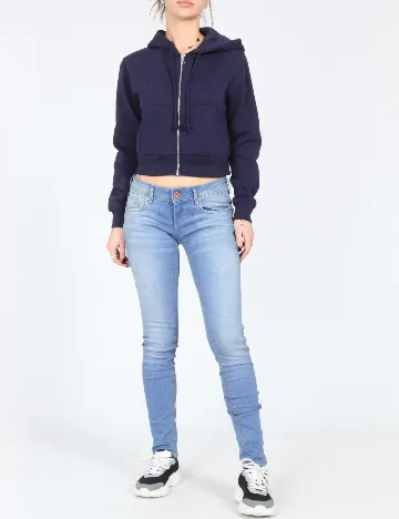 Blugi Bershka, albastru