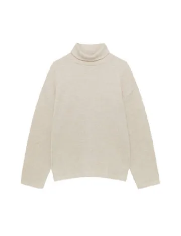 Bluza Pull&Bear, crem
