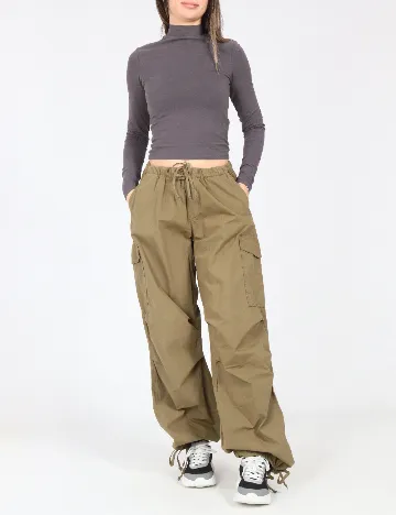 Pantaloni Pull&Bear, verde