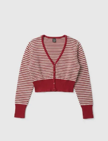 Cardigan Zara, rosu