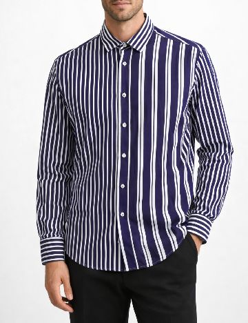 Camasa Zara, bleumarin