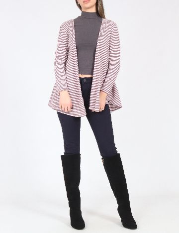 Cardigan Zara, pruna