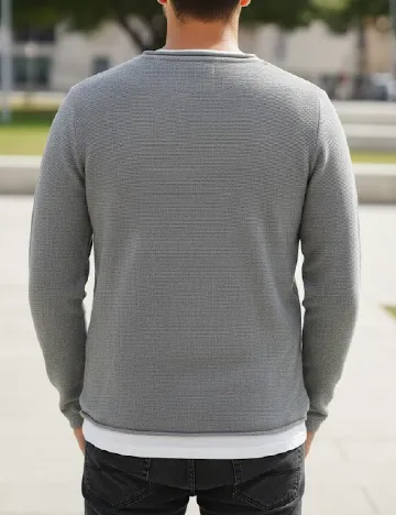 Bluza Pull&Bear, gri